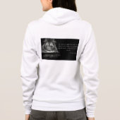 Bijbelse Schrift 1 Petrus 5:8 Full-Zip Vrouwen Hoodie (Achterkant)