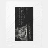 Bijbelse Schrift 1 Petrus 5:8 KJV Fleece Deken (Voorkant)