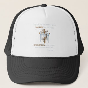 Bijbelse Schrift Psalm 27:14 KJV Trucker Pet