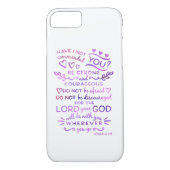 Bijbelse telefooncel: Joshua 1:9 Case-Mate iPhone Case (Achterkant)