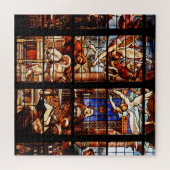 Bijbelse verhalen Christelijke kunst, Glas in lood Legpuzzel (Horizontaal)