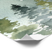 Bijbelse verse bergscriptie poster (Hoek)