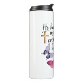 Bijbelse Verse Cross ecclesiastes ecc Scripts Thermosbeker (Gedraaid links)