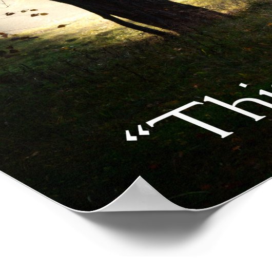 Bijbelse Verse Isaiah 30:21 Dit is de manier waaro Poster (Hoek)