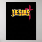 Bijbelse Verse Jesus God Poster (Voorkant)