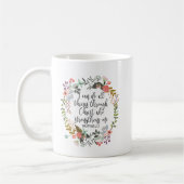 Bijbelse Verse Philippians 4:13 Ik kan alles doen Koffiemok (Links)