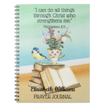 Bijbelse Verse Quote Waterverf Floral Bird Books