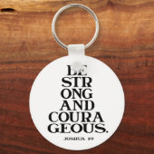 Bijbelse Verse Round Sleutelhanger (Voorkant)