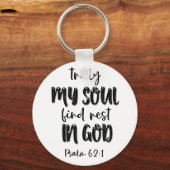 Bijbelse Verse Round Sleutelhanger (Voorkant)