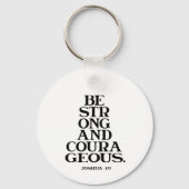 Bijbelse Verse Round Sleutelhanger (Voorkant)