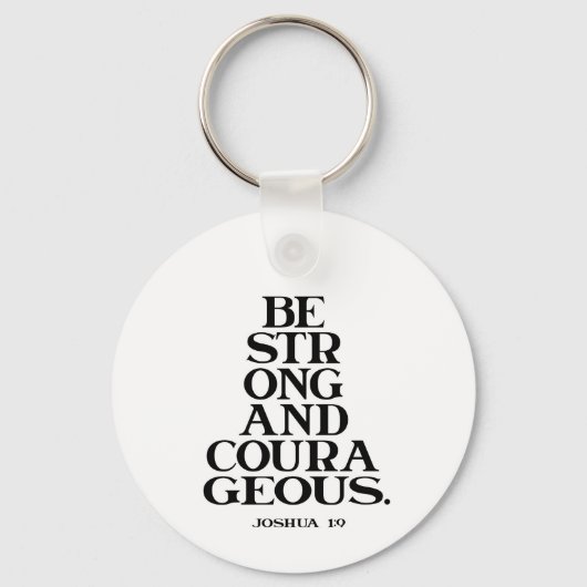 Bijbelse Verse Round Sleutelhanger (Achterkant)