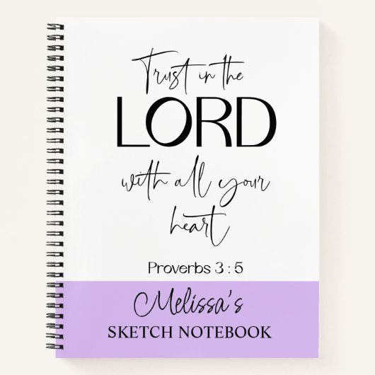 Bijbelse Verse-schetsenlaptop Notitieboek (Voorkant)