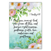 Bijbelse Verse Timothy Kaart (Voorkant)