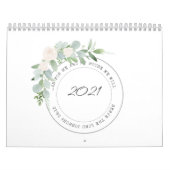 Bijbelse Verse Waterverf Art Calendar KJV Kalender (Hoes)