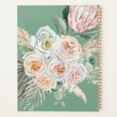 Bijbelse Verse Waterverf Pampas Grass Notitieboek (Achterkant)