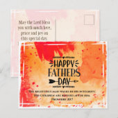 Bijbelse versie 20:7-spreekwoorden briefkaart (Voorkant / Achterkant)