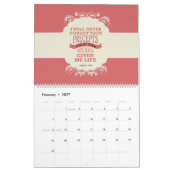 Bijbelse versie-agenda kalender (Feb 2027)