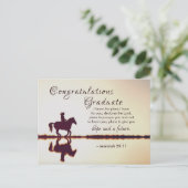 Bijbelse versie "Ik ken de plannen die ik heb" Afs Briefkaart (Staand voorkant)