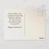 Bijbelse versie "Ik ken de plannen die ik heb" Afs Briefkaart (Achterkant)