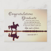 Bijbelse versie "Ik ken de plannen die ik heb" Afs Briefkaart (Voorkant)