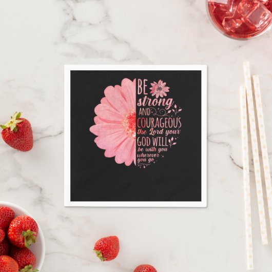 Bijbelse versie is sterk en moedig.. servet (Insitu)