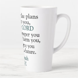 Bijbelse versie Jeremiah 29:11 Latte Mok