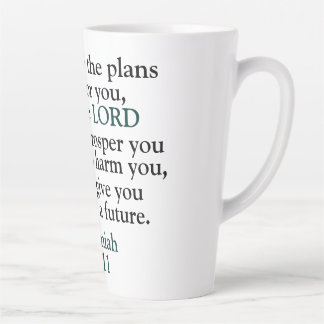 Bijbelse versie Jeremiah 29:11 Latte Mok