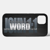 Bijbelse versie - John 1:1 Case-Mate iPhone Case (Achterkant (horizontaal))