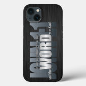 Bijbelse versie - John 1:1 Case-Mate iPhone Case (Achterkant)