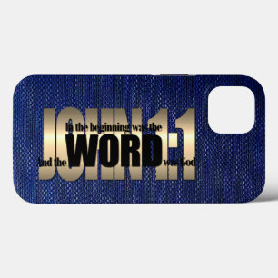Bijbelse versie - John 1:1 Case-Mate iPhone Case