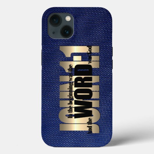 Bijbelse versie - John 1:1 Case-Mate iPhone Case (Achterkant)