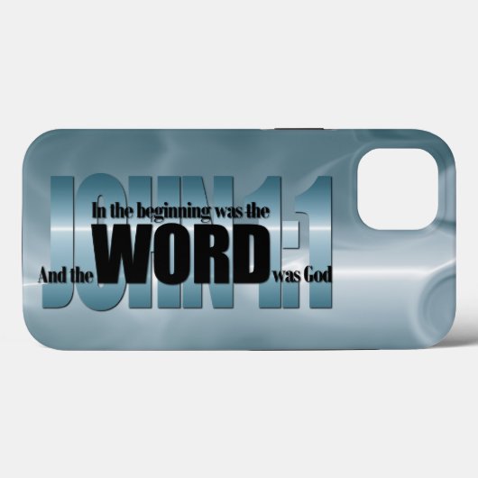 Bijbelse versie - John 1:1 Case-Mate iPhone Case (Achterkant (horizontaal))