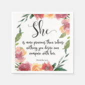 Bijbelse versneden werkpapier servetten (Voorkant)