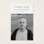 Bijbelse viering van het leven begrafenisgebed Kaa Visitekaartje (Voorkant)