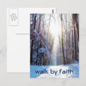 Bijbelse wandeling door het geloof briefkaart (Voorkant / Achterkant)