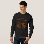 Bijbelse Weerbaarheid Grafische Sweatshirt (Voorkant volledig)