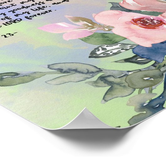 Bijbelse zonnewand poster (Hoek)