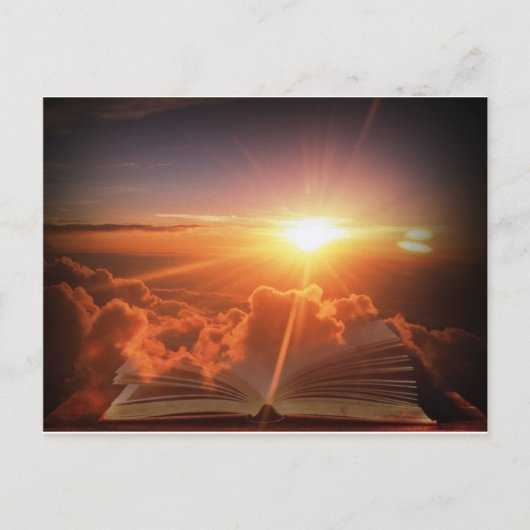 Bijbelse Zonsondergang Briefkaart (Voorkant)