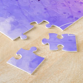 Bijbelsscriptie lavender Paarse tuinklep Legpuzzel (Zijkant)