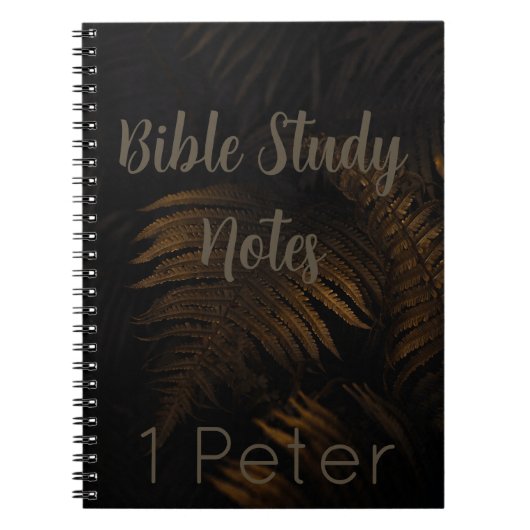 Bijbelstudie-1 Petrus Notitieboek (Voorkant)