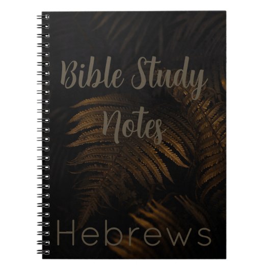 Bijbelstudie-Hebreeën Notitieboek (Voorkant)