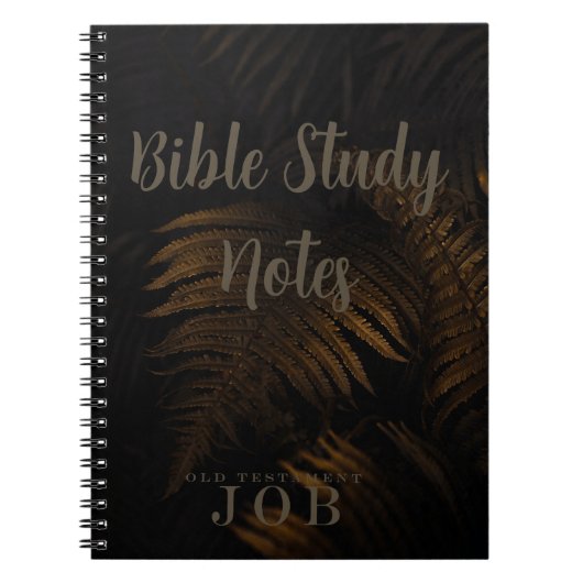 Bijbelstudie-Job Notitieboek (Voorkant)