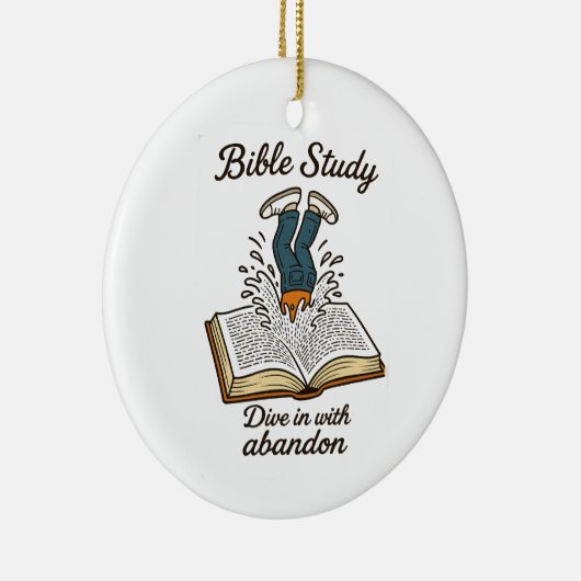 Bijbelstudie Keramisch Ornament (Rechts)