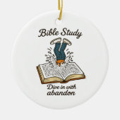 Bijbelstudie Keramisch Ornament (Voorkant)