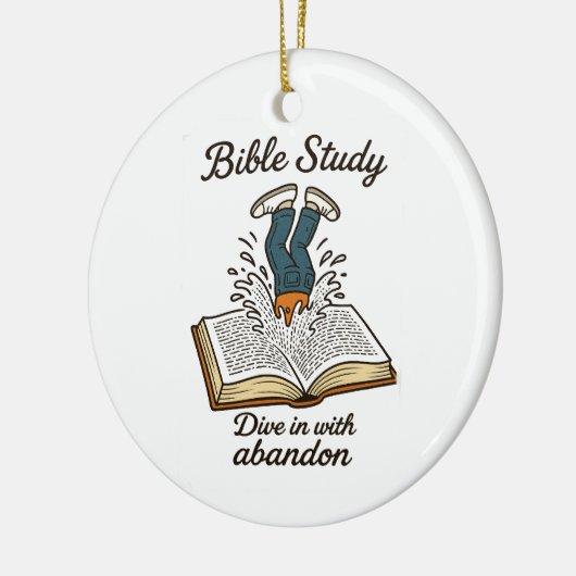 Bijbelstudie Keramisch Ornament (Links)