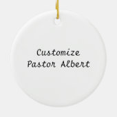 Bijbelstudie Keramisch Ornament (Achterkant)