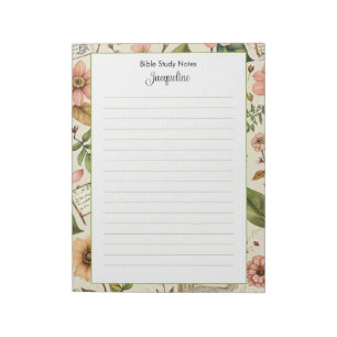 Bijbelstudie Notepaper gepersonaliseerd Notitieblo Notitieblok