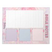 Bijbelstudie Notepaper gepersonaliseerd Notitieblo Notitieblok (Voorkant)