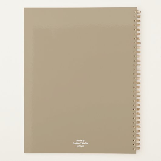 Bijbelstudie Psalm 1 Scriptversie Planner (Achterkant)