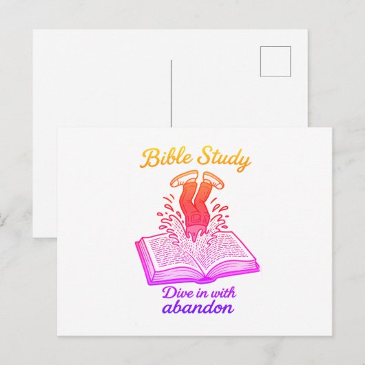 Bijbelstudie uitnodiging (Voorkant / Achterkant)